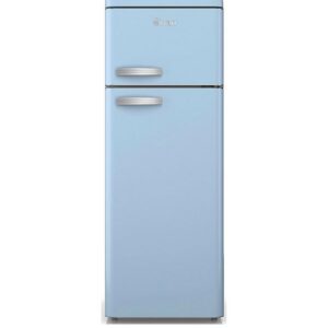 Swan SR11010BLNE Retro Blue Top Mounted Fridge Freezer 208L